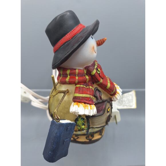 Kirkland's Snowman Teacher Night Light 7 Inches Tall, Includes 7 Watt Bulb - Picture 2 of 8